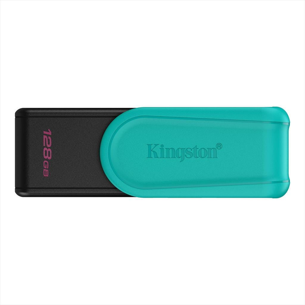 USB Flash Drive 3.2 Gen1 128GB KINGSTON DATA TRAVELER EXODIA S, Black/Blue, DTXS/128GB