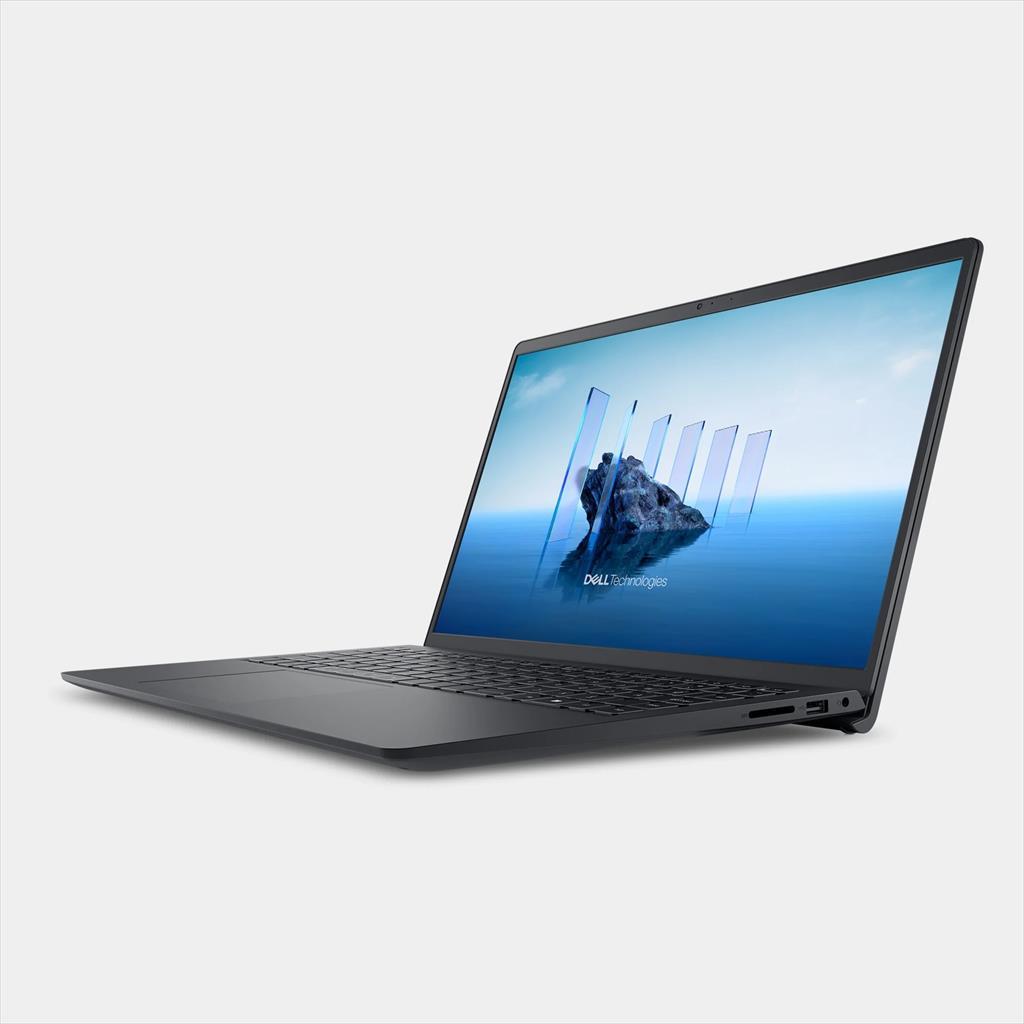 NOTEBOOK 15.6" DELL DC15250 Intel Core i3-100U/ 16GB DDR4/ 512GB SSD M.2/  Iris Xe Graphics/ 120Hz Anti-Glare LED Display/ Backlit Kb/ Carbon Black/ Ubuntu