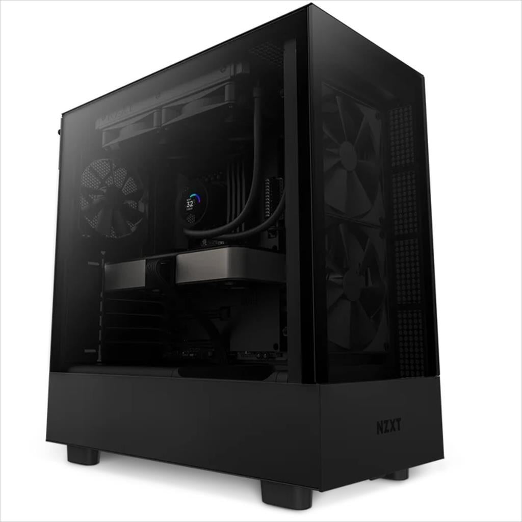 COOLERS CPU AIO NZXT Kraken 240, 2x120mm F120P fans, w/1.54" LCD display, RL-KN240-B1, matte black