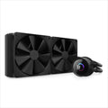 COOLERS CPU AIO NZXT Kraken 280, 2x140mm F140P fans, w/1.54" LCD display, RL-KN280-B1, matte black