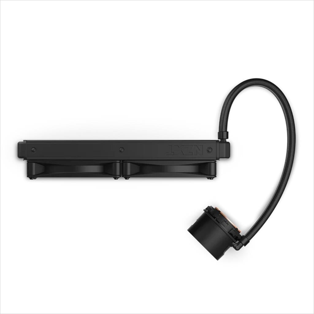 COOLERS CPU AIO NZXT Kraken 280, 2x140mm F140P fans, w/1.54" LCD display, RL-KN280-B1, matte black