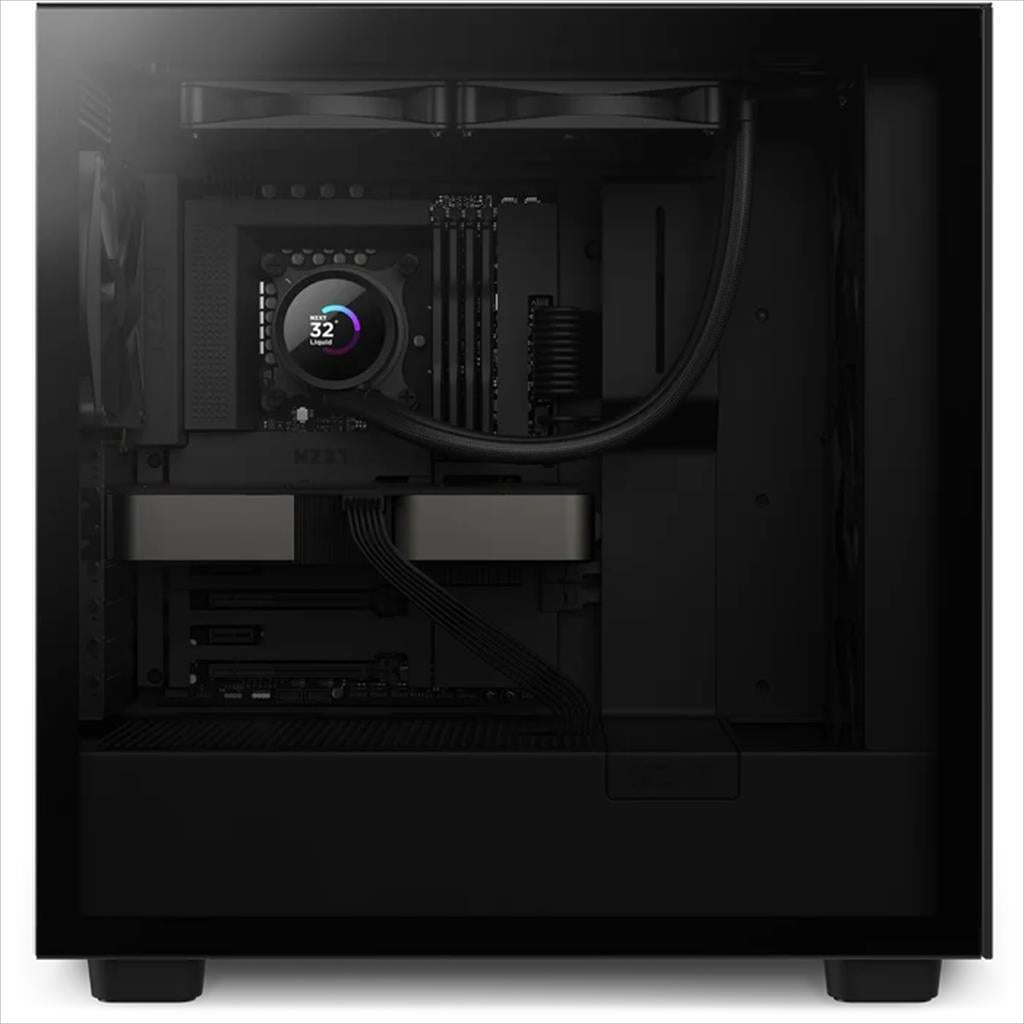 COOLERS CPU AIO NZXT Kraken 280, 2x140mm F140P fans, w/1.54" LCD display, RL-KN280-B1, matte black