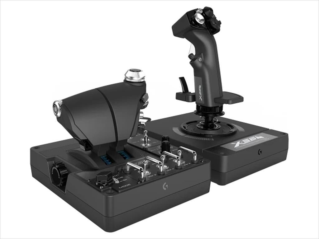 GAME JOYSTICK LOGITECH X56 dual throttle RGB H.O.T.A.S. 945-000059