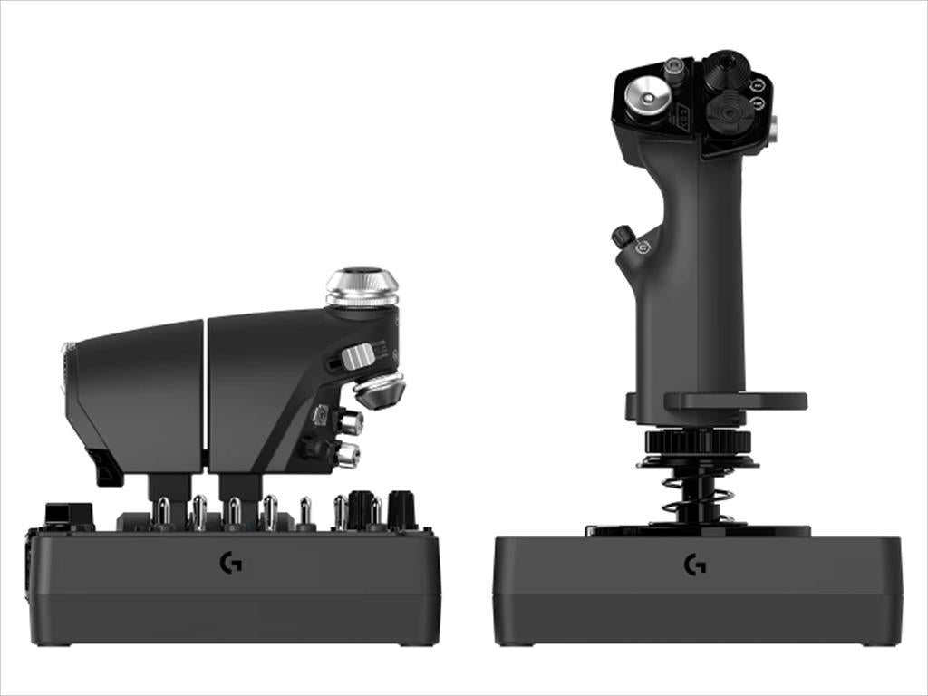 GAME JOYSTICK LOGITECH X56 dual throttle RGB H.O.T.A.S. 945-000059