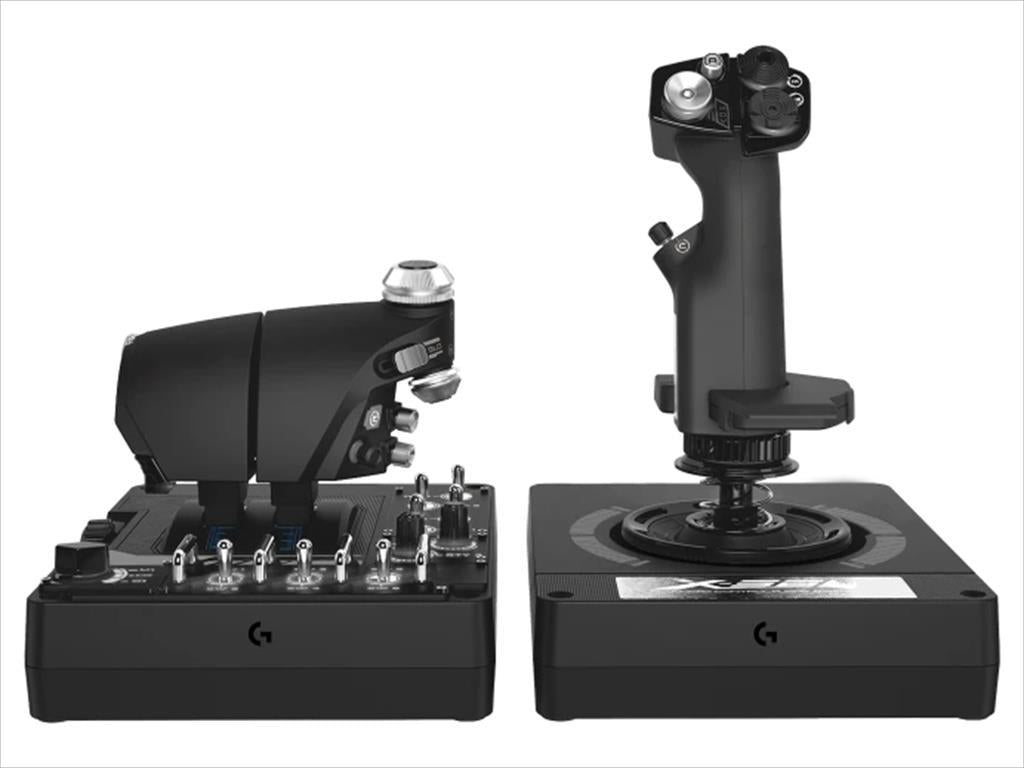 GAME JOYSTICK LOGITECH X56 dual throttle RGB H.O.T.A.S. 945-000059