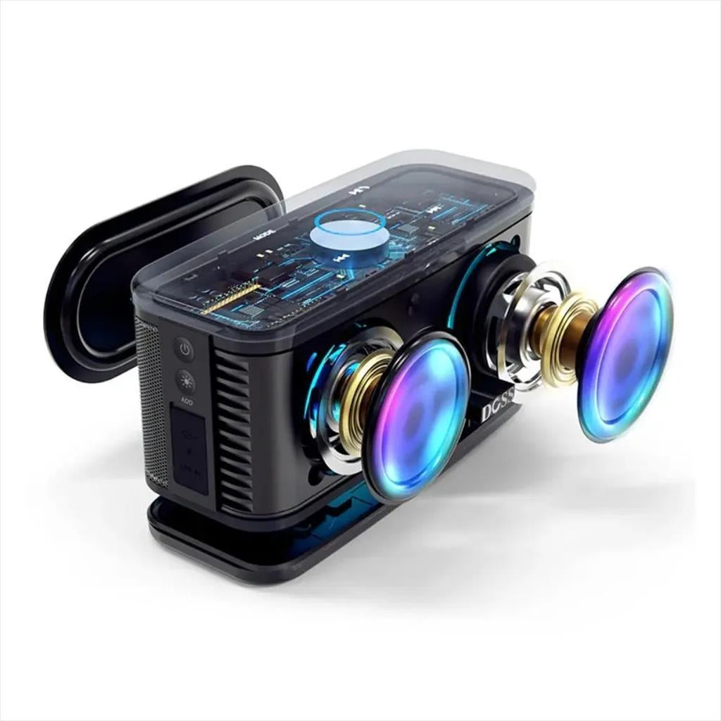 SPEAKERS BLUETOOTH DOSS SOUNDBOX PLUS WB-269 V5.0 16W (up to 20 hours) IPX5, USB, BT, Black