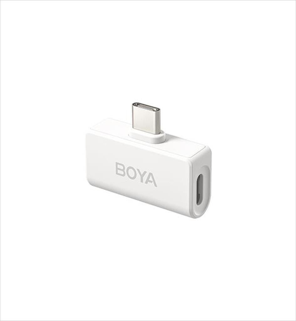MICROPHONE WIRELESS SYSTEM BOYA OMIC U Dual-Channel 2xMIC, USB-C receiver, White