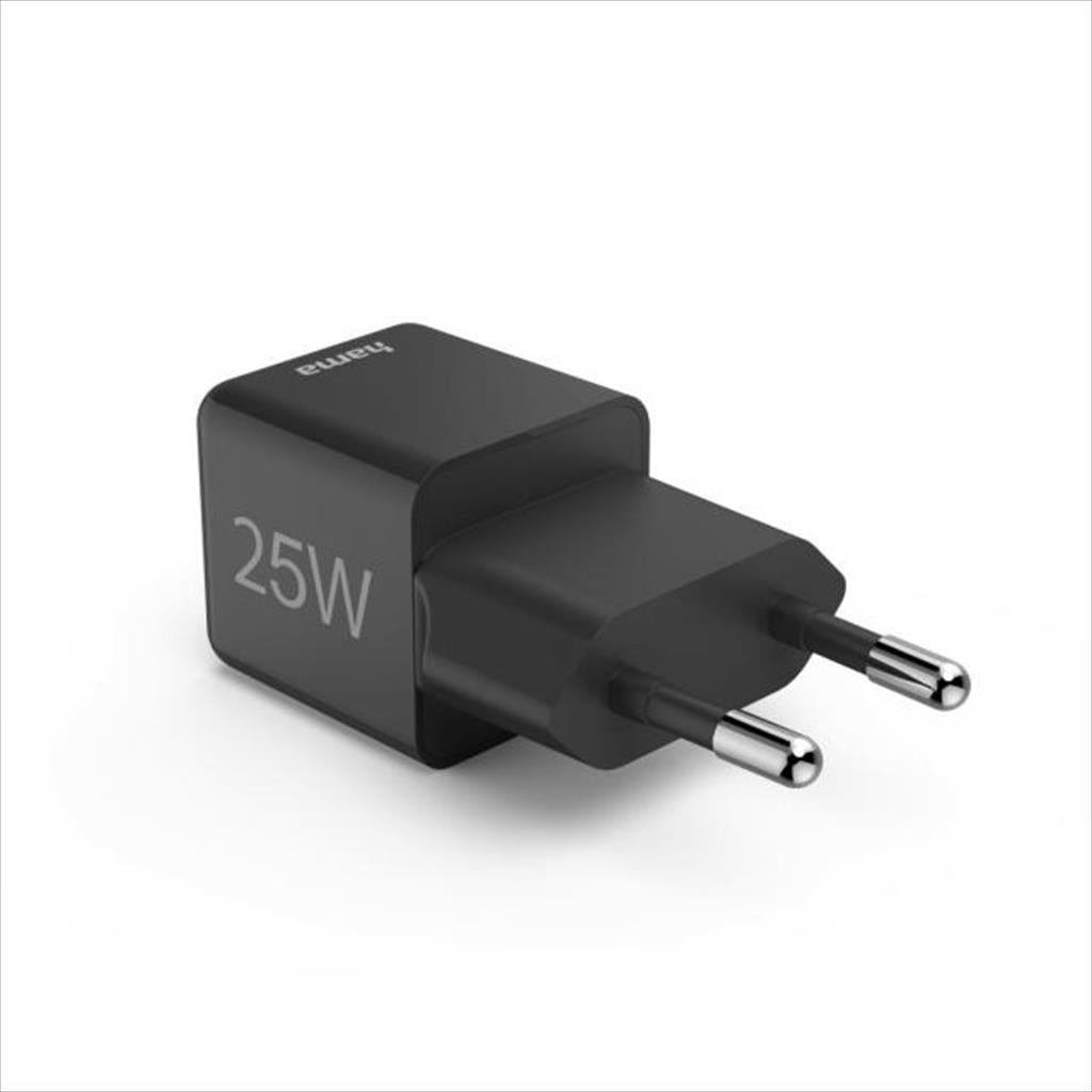 PHONE CHARGER HAMA FAST CHARGE Type-C 25W Black, 201985