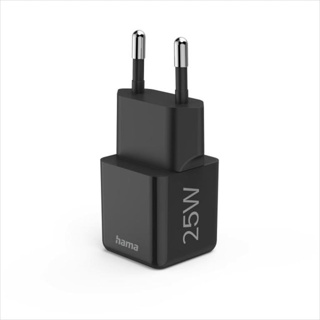 PHONE CHARGER HAMA FAST CHARGE Type-C 25W Black, 201985