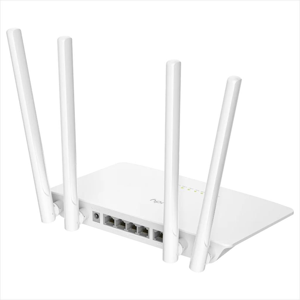 NET ROUTER WIRELESS 300N CUDY WR300S , w/4 antennas,  1x WAN port, 4x LAN 100 ports