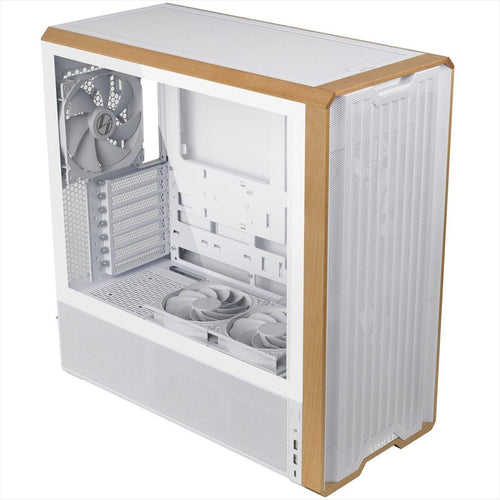 CASE LIAN LI E-ATX/EEB LANCOOL 217 Mid-Tower w/ Tempered glass,2x170mm ,2x120mm,1x140mm, ARGB/FAN Hub, BTF, x2 PSU Mounting modes, White, LAN217W