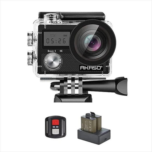 ACTION CAMERA AKASO BRAVE 4, 4K WIFI, 2'' IPS Screen, Waterproof, Black, SYA0004-BK1