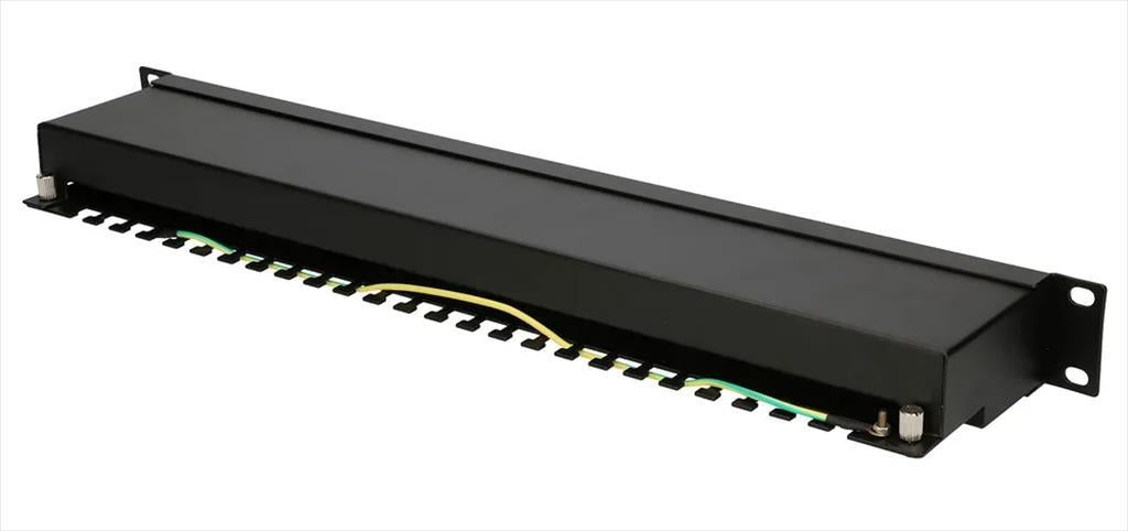 NET PATCH PANEL EXTRALINK 24 PORT 19" CAT6 STP BLACK, EX.9830