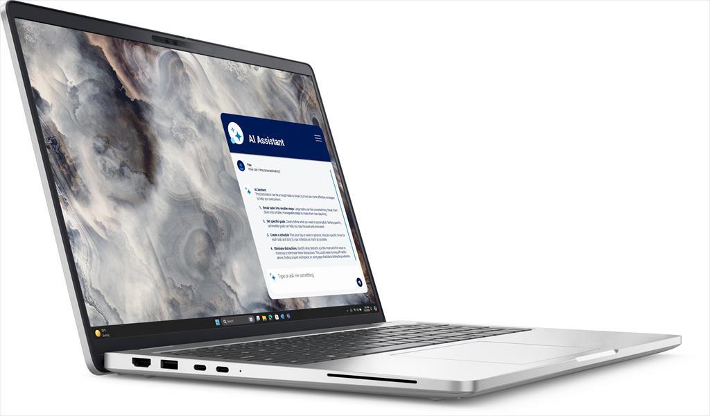 NOTEBOOK 16" DELL PRO 16 Plus PB16250, Ultra 5 235U vPRO/16GB RAM (1x16GB) 5600 Mhz DDR5/ 512GB SSD NVMe 2230/Cam+Mic,BT/Backlit KB/FULLHD+ (16:10)/fingerprint reader