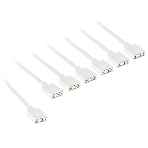 CONVERTOR EXTENSION/SPLITTER CABLE FOR 5V 3-pin ARGB ACCESSORIES 1-6 (30cm) KOLINK WHITE