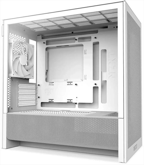 CASE NZXT microATX H3 FLOW w/WINDOW (1 x F120Q fan included) BTF Ready, White, CC-H31FW-01