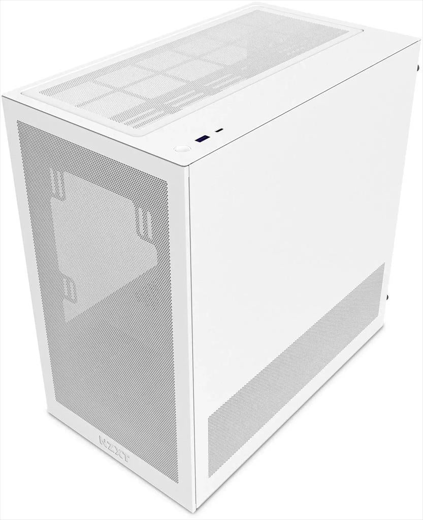 CASE NZXT microATX H3 FLOW w/WINDOW (1 x F120Q fan included) BTF Ready, White, CC-H31FW-01