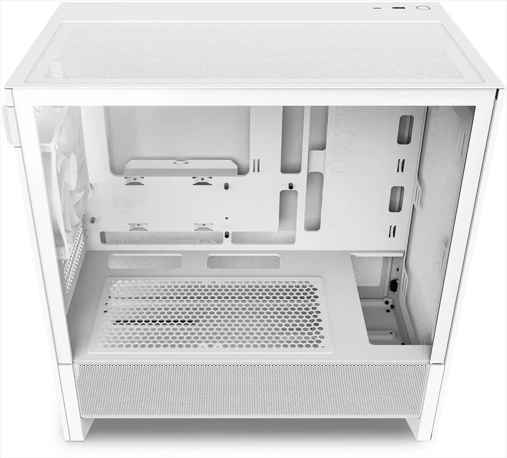 CASE NZXT microATX H3 FLOW w/WINDOW (1 x F120Q fan included) BTF Ready, White, CC-H31FW-01