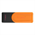 USB Flash Drive 3.2 Gen1 256GB KINGSTON DATA TRAVELER EXODIA S, Black/Orange, DTXS/256GB