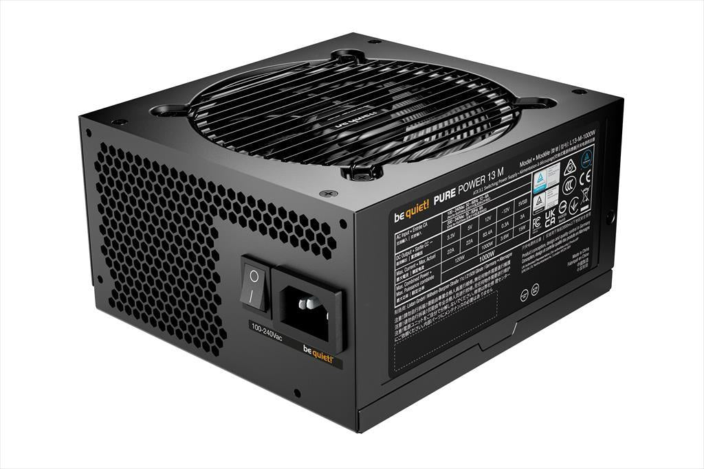 PSU 1000W BE QUIET! PURE POWER 13 M w/PCIe 5.1, 80 Plus GOLD FULL MODULAR, BP028EU