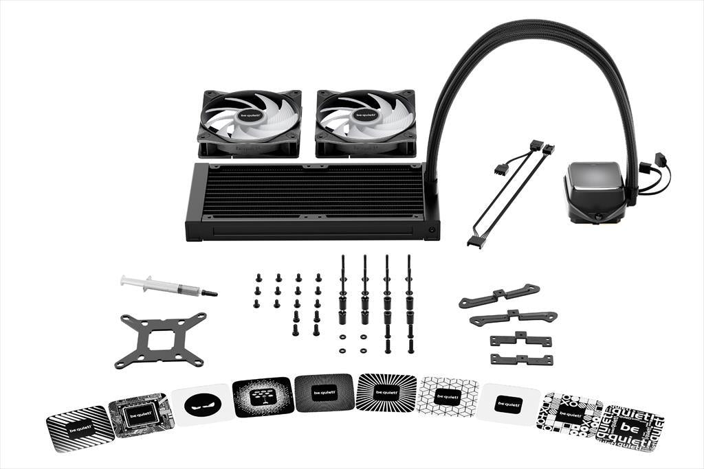 COOLERS CPU AIO BE QUIET! PURE LOOP 3 LX 240 2x120mm Light Wings LX ARGB PWM, w/10 included lighting foils, BW030EU