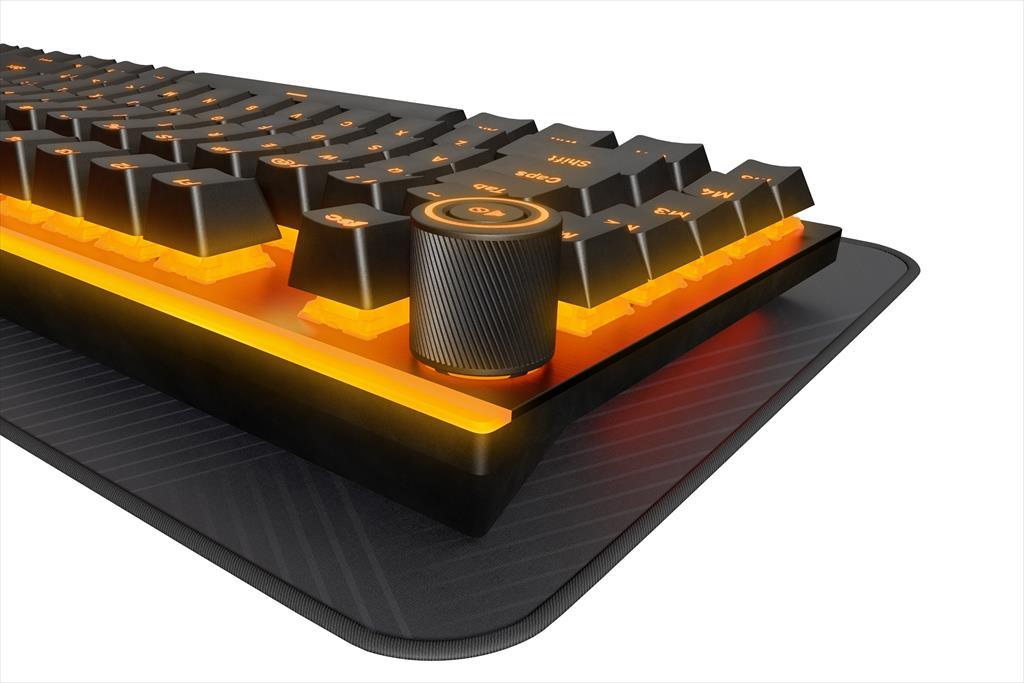 KEYBOARD MECHANICAL BE QUIET! LIGHT MOUNT SILENT, Tactile switch HS, 5 customizable macro keys, ARGB, Palm rest, Black, BT004US