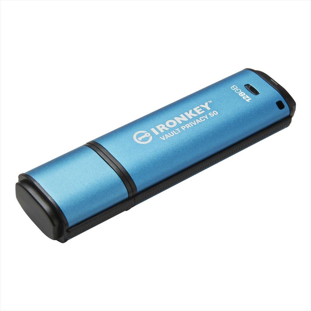 USB Flash Drive 3.2 Gen1 128GB KINGSTON IRONKEY VAULT PRIVACY 50, IKVP50/128GB