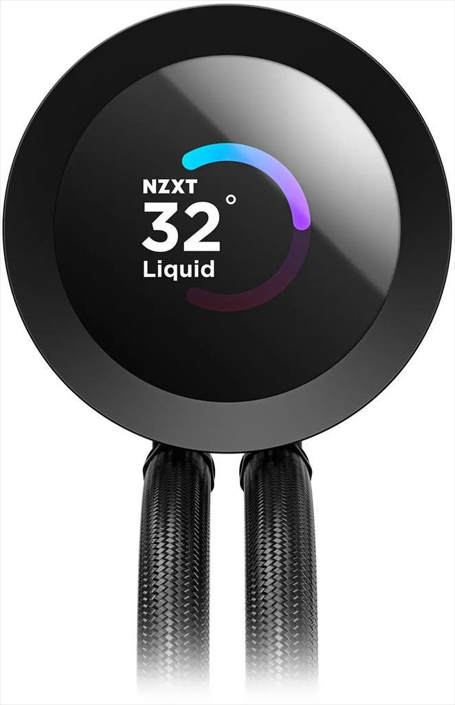 COOLERS CPU AIO NZXT Kraken Plus 280, 2x140mm F140P fans, w/1.54" LCD display, RL-KN280-B2, matte black