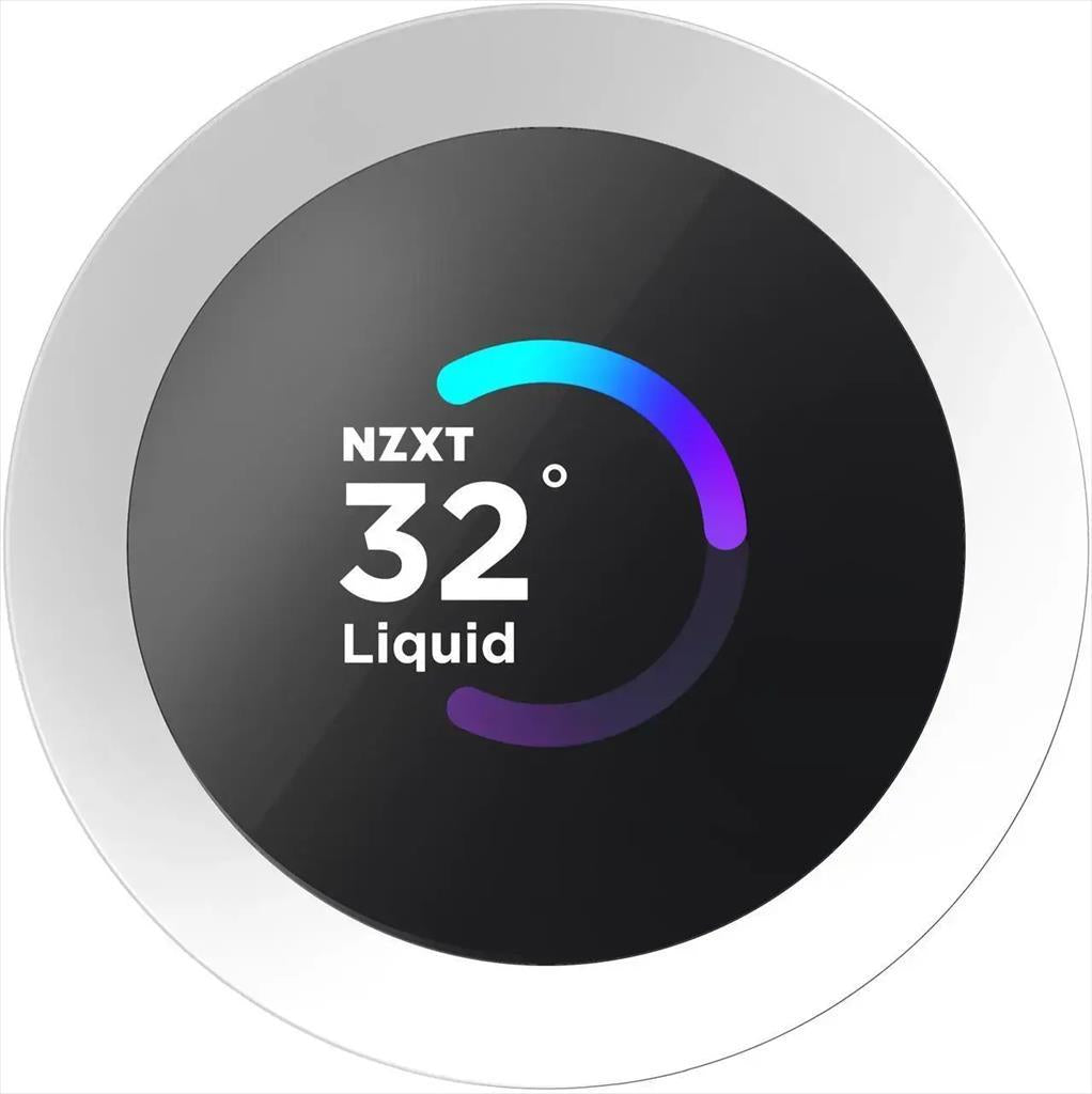 COOLERS CPU AIO NZXT Kraken Plus 240 RGB, F240 RGB Core fan, w/1.54" LCD display, RL-KR240-W2, matte white