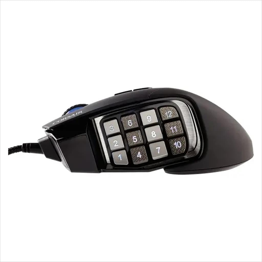 MOUSE WIRED USB CORSAIR Scimitar Elite RGB Gaming MOBA/MMO (17 buttons), Black, CH-9304211-EU