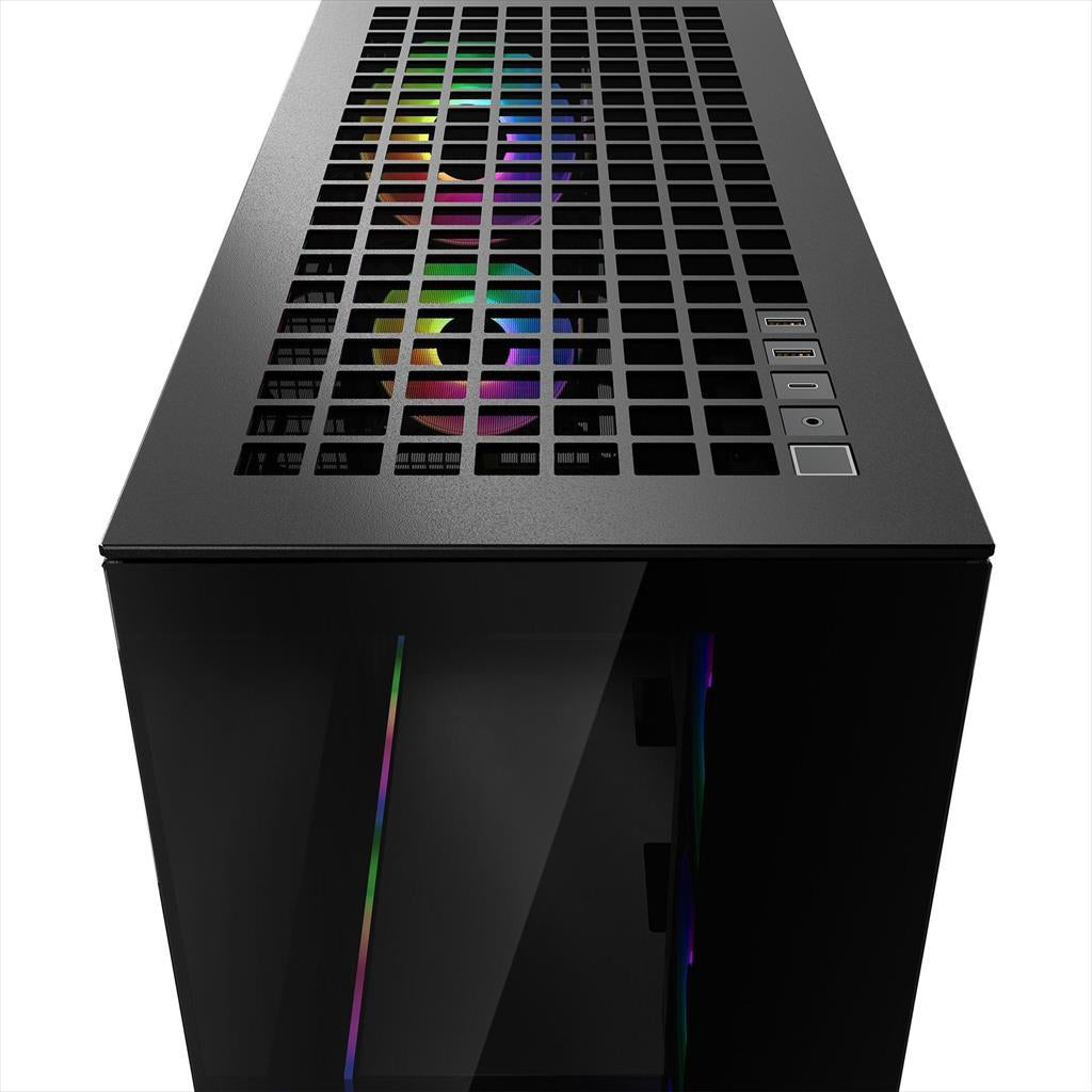 CASE ARCTIC E-ATX Mid-Tower XTENDER MIRROR BLACK with tempered glass,2x120mm P12 Pro ARGB, 3x140mm P14 Pro Reverse ARGB, 2x USB-A 3.2 , USB-C 3.2,3.5 mm Jack, ACPCC00018A