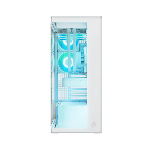 CASE ARCTIC E-ATX Mid-Tower XTENDER WHITE with tempered glass,2x120mm P12 Pro ARGB, 3x140mm P14 Pro Reverse ARGB, 2x USB-A 3.2 , USB-C 3.2,3.5 mm Jack, ACPCC00014A