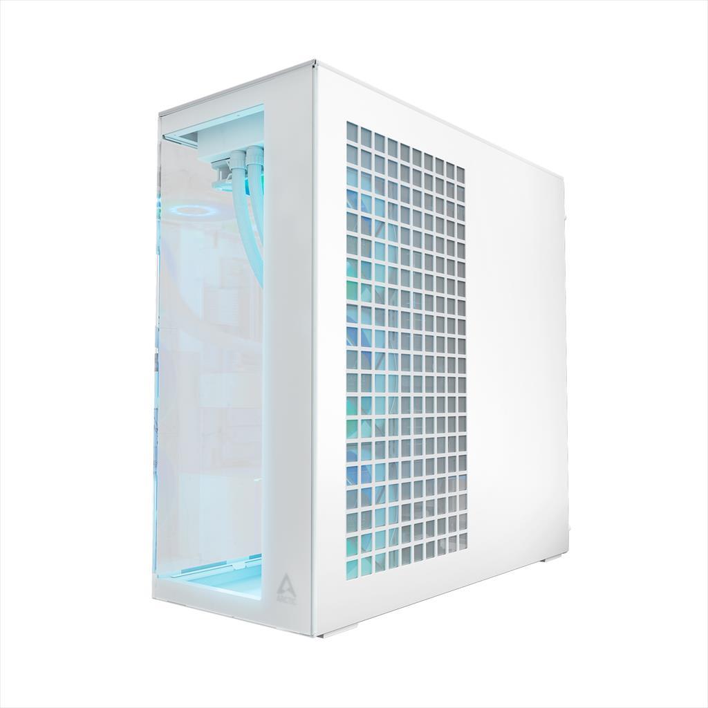 CASE ARCTIC E-ATX Mid-Tower XTENDER WHITE with tempered glass,2x120mm P12 Pro ARGB, 3x140mm P14 Pro Reverse ARGB, 2x USB-A 3.2 , USB-C 3.2,3.5 mm Jack, ACPCC00014A