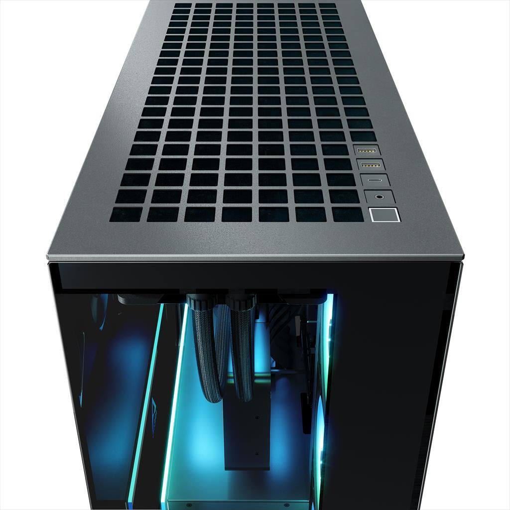 CASE ARCTIC E-ATX Mid-Tower XTENDER VG MIROR BLACK  (Vertical GPU Mounting) tempered glass,2x120mm P12 Pro ARGB, 3x140mm P14 Pro Reverse ARGB, 2x USB-A 3.2 , USB-C 3.2,3.5 mm Jack, ACPCC00019A