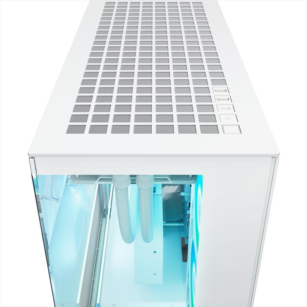 CASE ARCTIC E-ATX Mid-Tower XTENDER VG MIROR WHITE (Vertical GPU Mounting) tempered glass,2x120mm P12 Pro ARGB, 3x140mm P14 Pro Reverse ARGB, 2x USB-A 3.2 , USB-C 3.2,3.5 mm Jack, ACPCC00017A