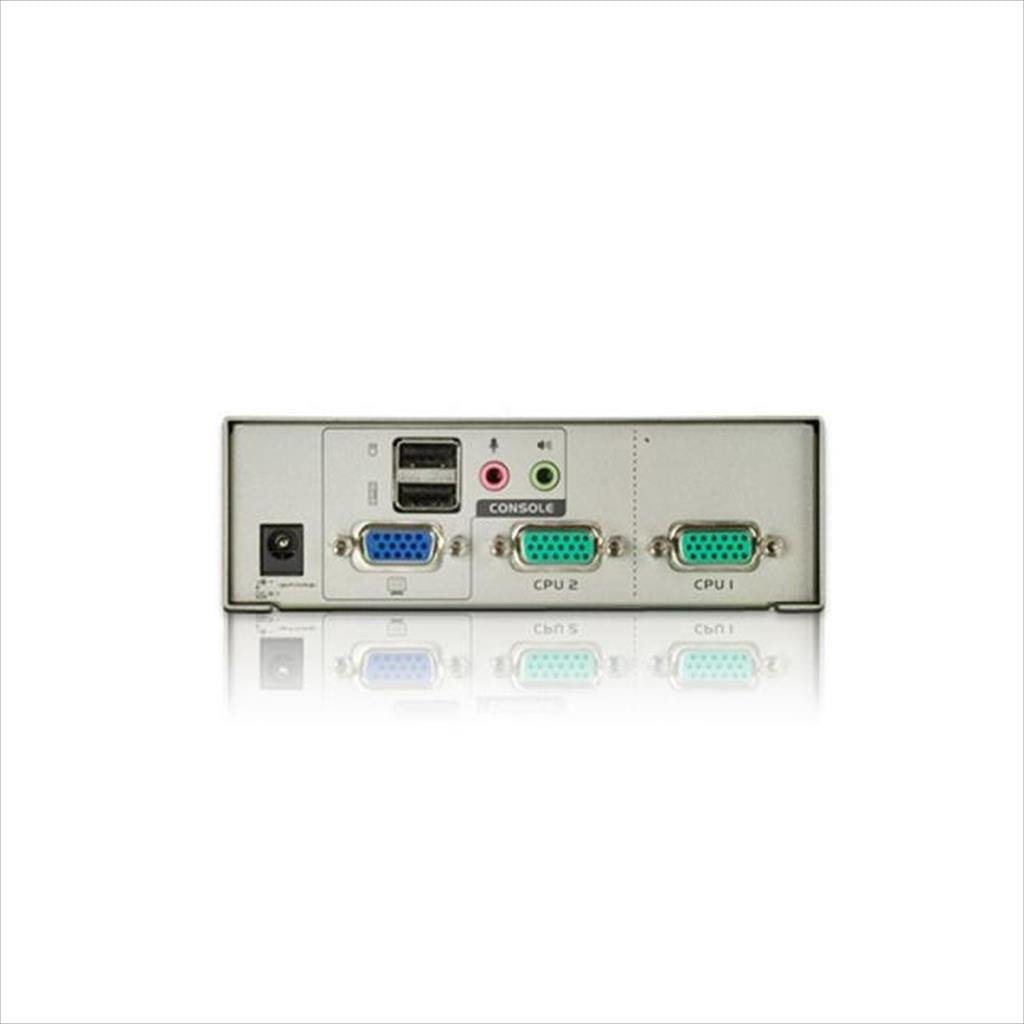 KVM Switch 2port, USB, VGA, Audio ATEN, CS72U