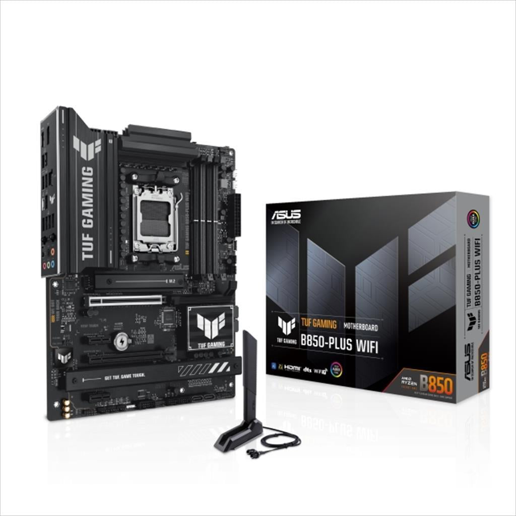 MB AM5 B850 TUF GAMING PLUS WIFI ASUS 4xDDR5 8000Mhz (O.C), DP,HDMI,PCI-Ex16 5.0,2xPCI-Ex4 4.0,PCI-Ex1 3.0,3xM.2,4xSATA3,BT 5.3, 90MB1J30-M0EAY0