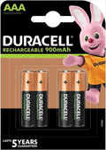 Battery DURACELL RECHARGEABLE, 4xAAA R03, 900mAh