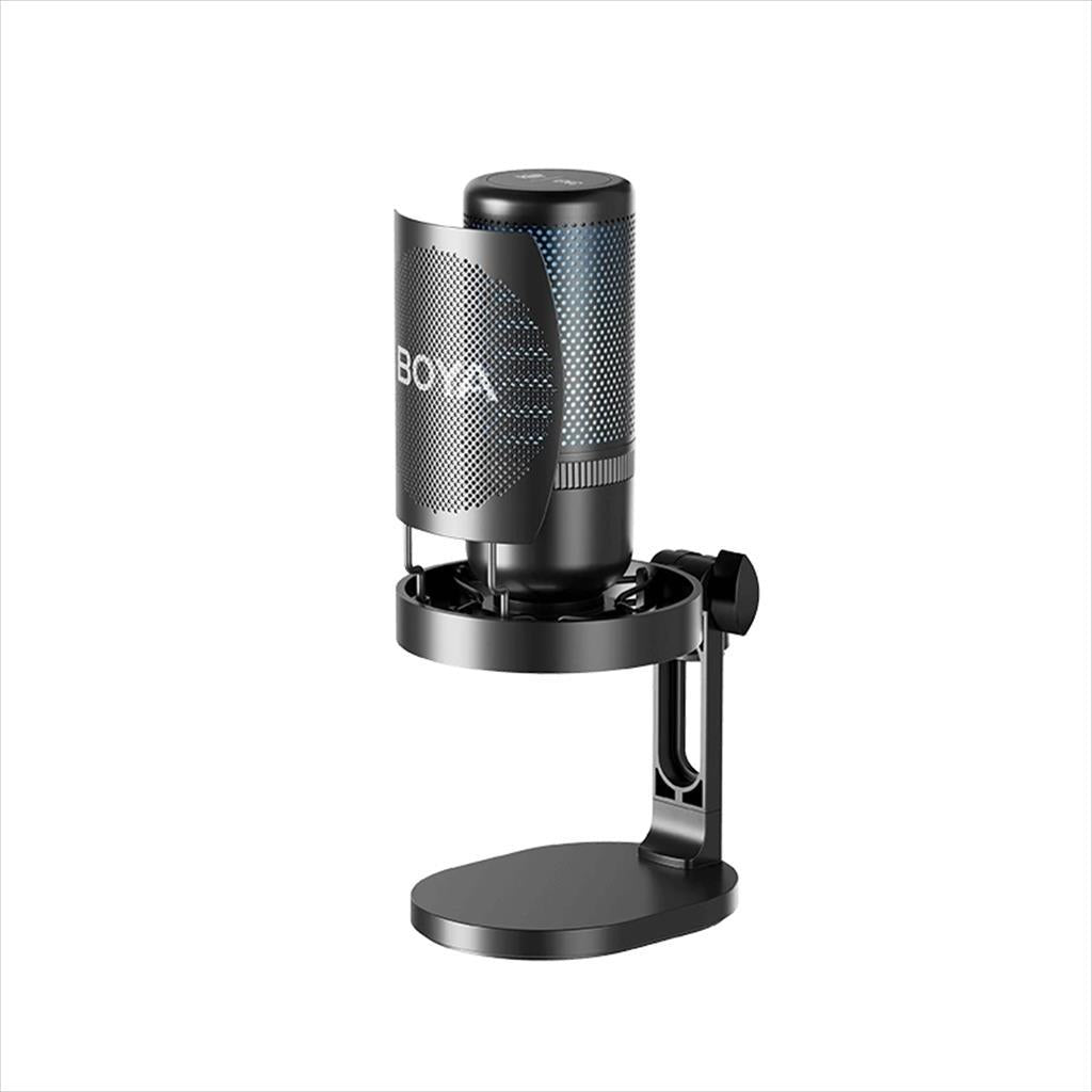 MICROPHONE BOYA USB Type-C BOYA K3, RGB, Cardioid, Black