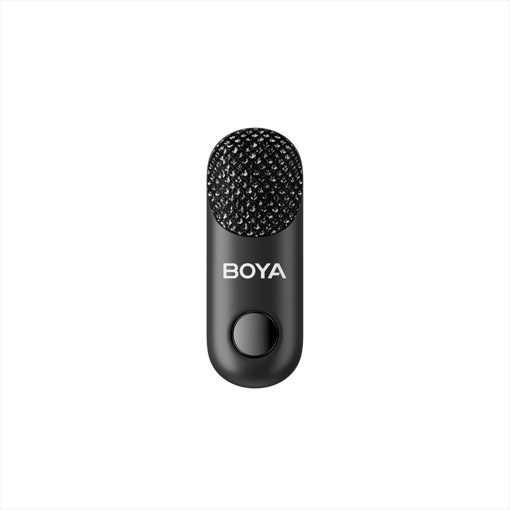 MICROPHONE WIRELESS SYSTEM BOYA LINK ALL IN ONE MAGIC-02, 2xMIC, USB-C, Lightning, Camera receiver, black