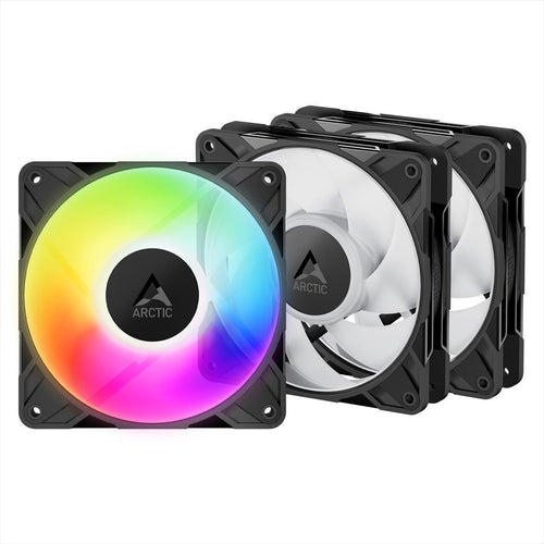 COOLERS CASE FAN 120mm ARCTIC P12 Pro A-RGB PWM 600-3000 RPM, 3-pack, BLACK, ACFAN00310A