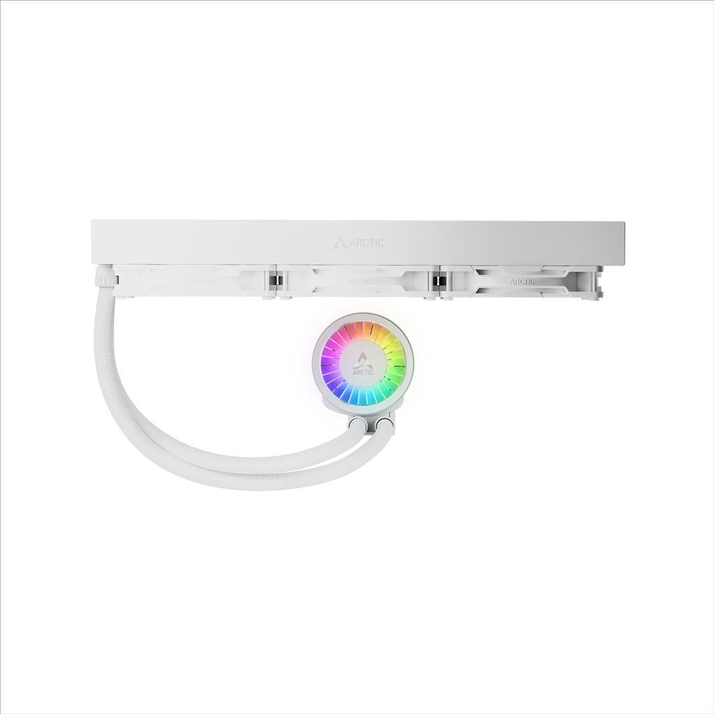 COOLERS CPU AIO ARCTIC LIQUID FREEZER III PRO 420 White, 3x140mm P14 PRO PWM PST A-RGB fans (2500RPM), ACFRE00189A
