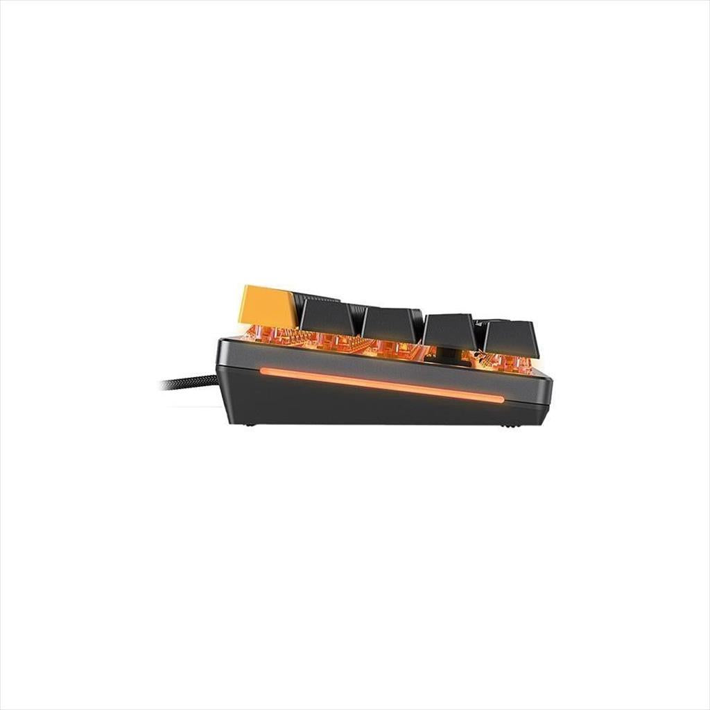 KEYBOARD MECHANICAL GLORIOUS TKL GMMK 2 RGB 65% Hot Swappable Fox Linear Switches, Black, GLO-GMMK2-65-FOX-B