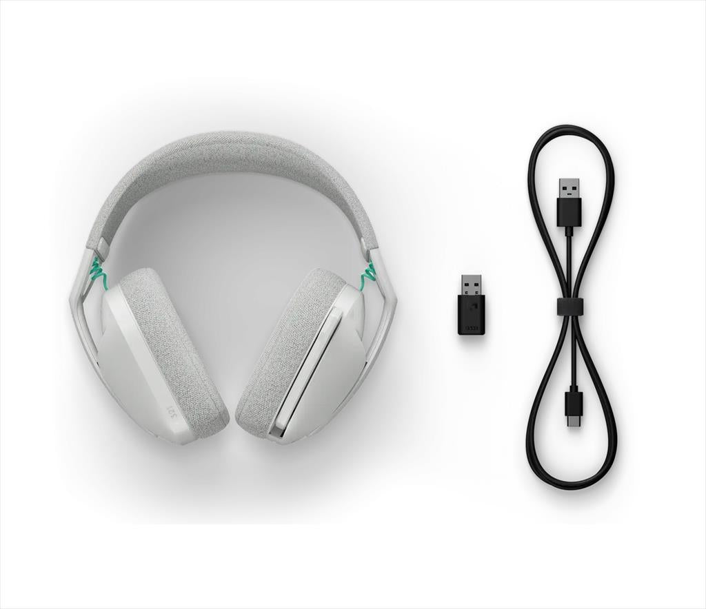 HEADPHONES LOGITECH Gaming-Headset G321 Wireless LIGHTSPEED/ Bluetooth w/microphone 981-001569, USB-A/C ,white