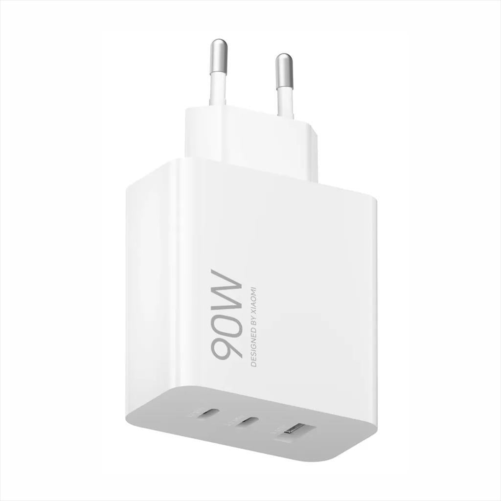 PHONE CHARGER XIAOMI HYPERCHARGE COMBO (USB-A, x2 USB-C) 90W (data cable not included), BHR087MEU