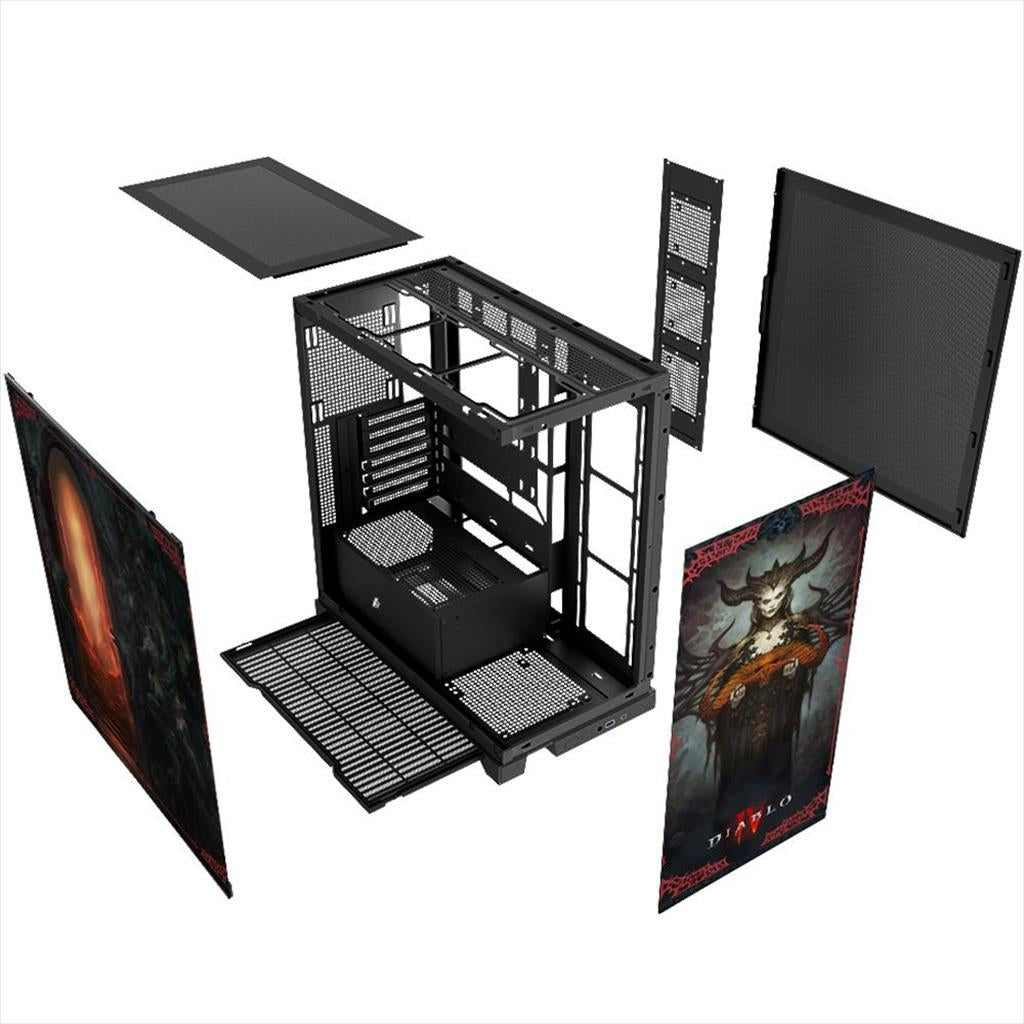 CASE BLIZZARD DIABLO IV LILITH LIMITED EDITION ATX, 2xTempered glass, FBLPCD4LILITH24FT