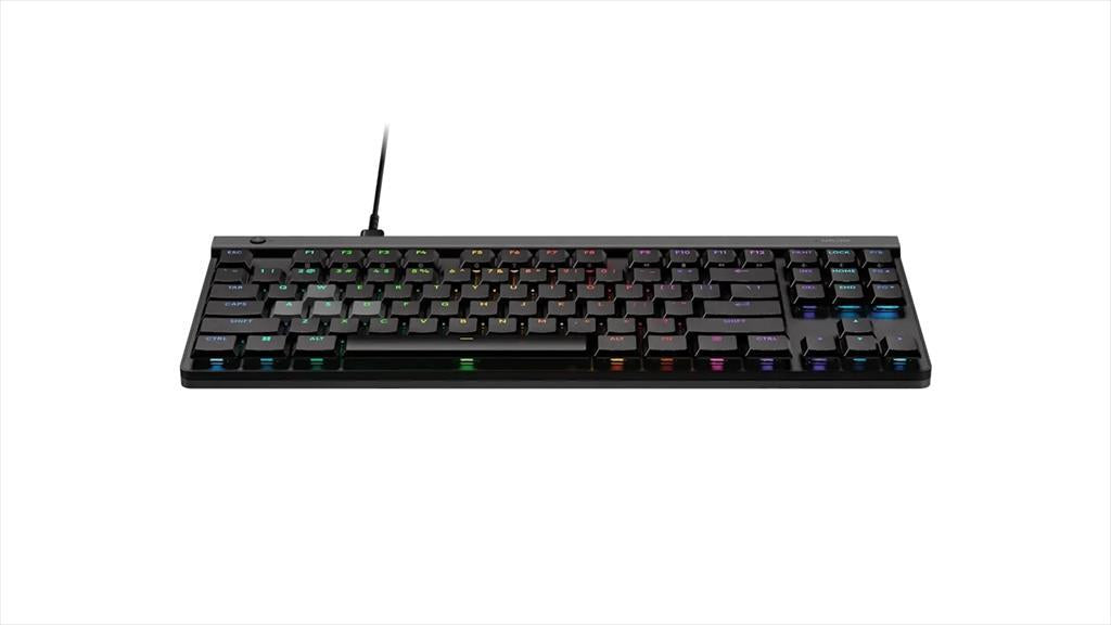 KEYBOARD MECHANICAL LOGITECH G515 RAPID TKL Low-profile Magnetic analog switch LIGHTSPEED WIRED RGB TACTILE Black , 920-013861