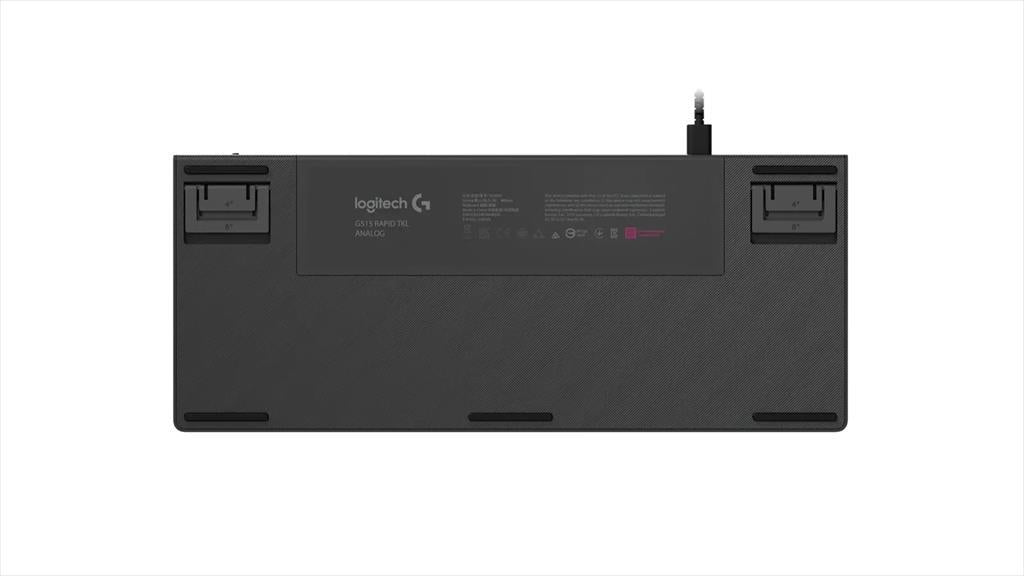 KEYBOARD MECHANICAL LOGITECH G515 RAPID TKL Low-profile Magnetic analog switch LIGHTSPEED WIRED RGB TACTILE Black , 920-013861
