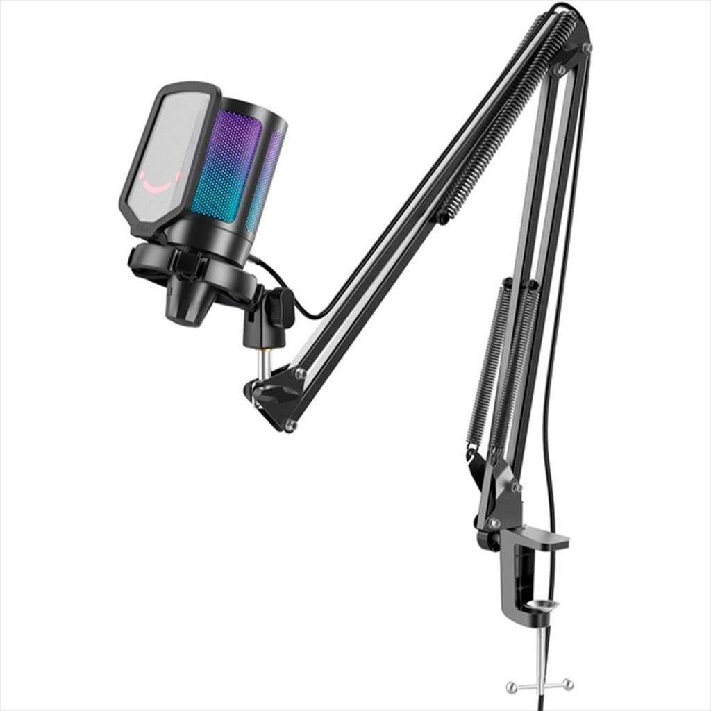 MICROPHONE FIFINE A6T RGB, w/ARM, USB Type-C, 2.5m cable