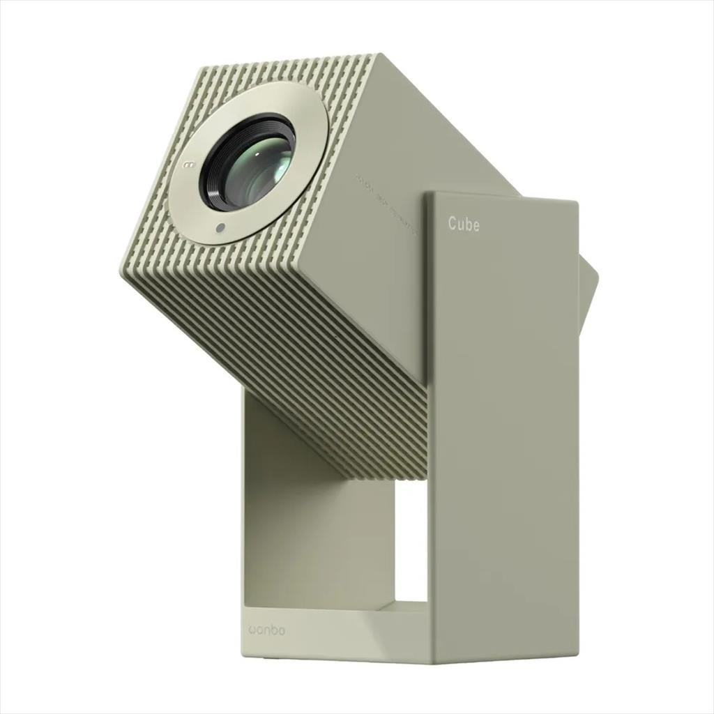 PROJECTOR WANBO CUBE 2 PRO w/GIMBAL Android TV 11, 500Ansi, 2000:1 FHD (1920x1080),  HDMI, USB 2.0, AUX, WIFI 6, w/speakers, Green